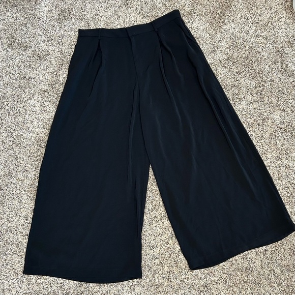 Tron Jori Elegant Black Wide Leg Women's Pants. NEW - Picture 3 of 10